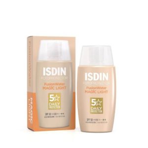 کرم ضد آفتاب رنگی فیوژن واتر لایت ایزدینspf50+ Isdin fusion water color light