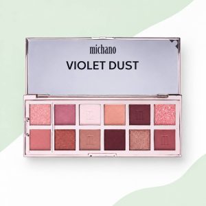 پالت سایه 12 رنگ میچانو michano violet dust eyeshadow palette