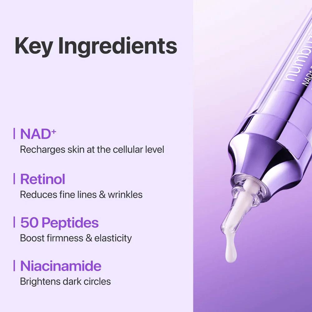 کرم دور چشم نامبوزین NAD و رتینول شماره 9 حجم 10ml - تصویر 2
