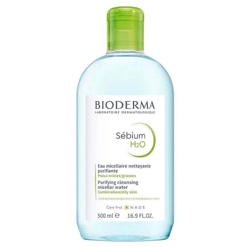 میسلار واتر مناسب پوست های چرب و آکنه دار 500 میل بایودرما Bioderma micellar water